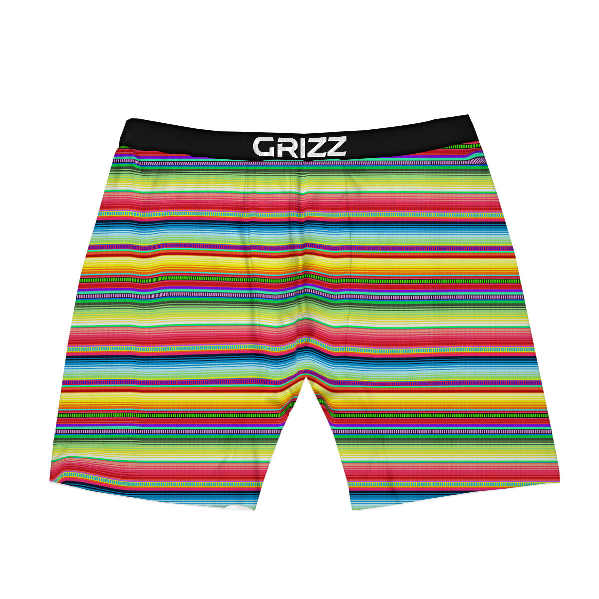 Mexican Stripe Cinco De Mayo Print Boxer Briefs-grizzshop