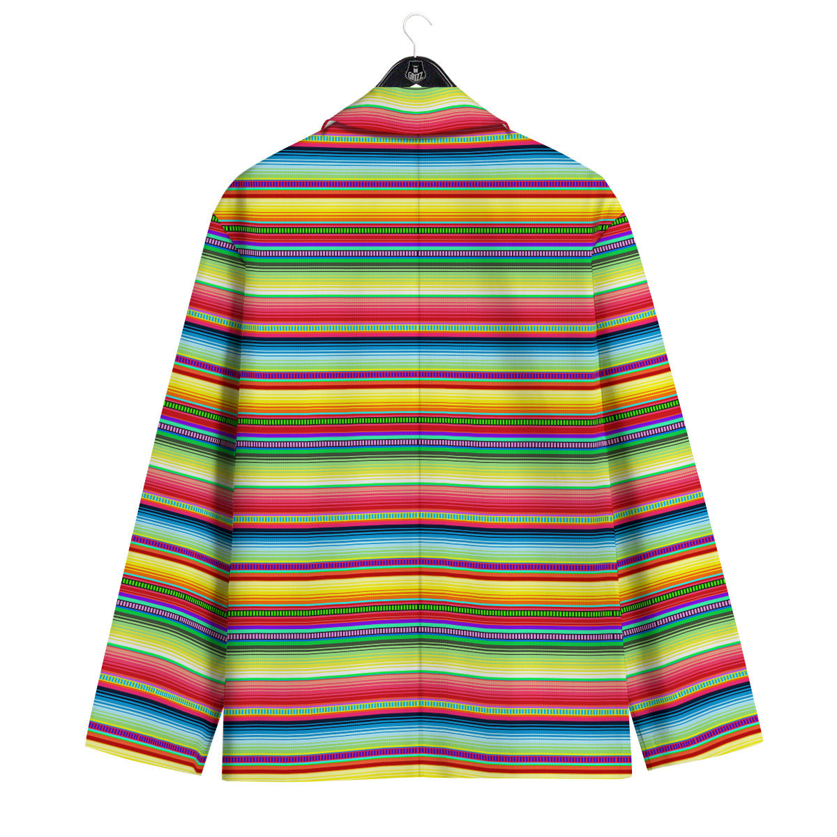 Mexican Stripe Cinco De Mayo Print Men's Sport Coat-grizzshop