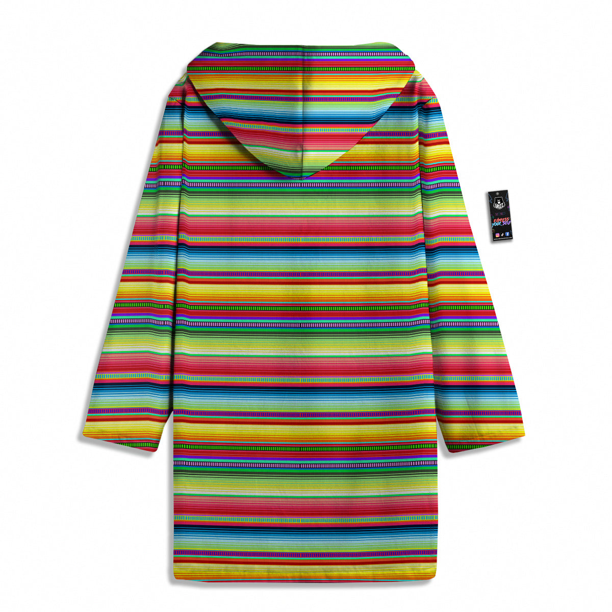 Mexican Stripe Cinco De Mayo Print Men's Windbreaker Jacket-grizzshop