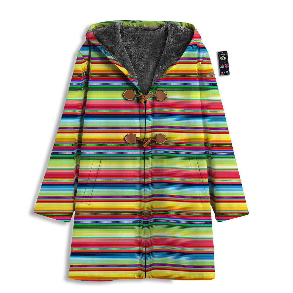 Mexican Stripe Cinco De Mayo Print Men's Windbreaker Jacket-grizzshop