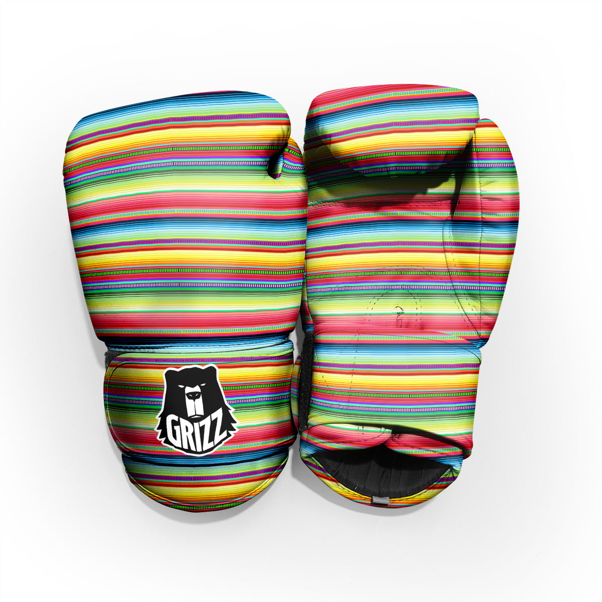 Mexican Stripe Cinco De Mayo Print Pro Boxing Glove