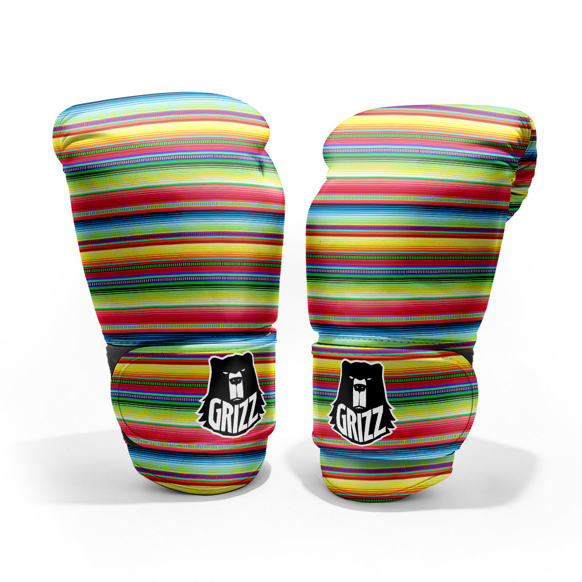 Mexican Stripe Cinco De Mayo Print Pro Boxing Glove