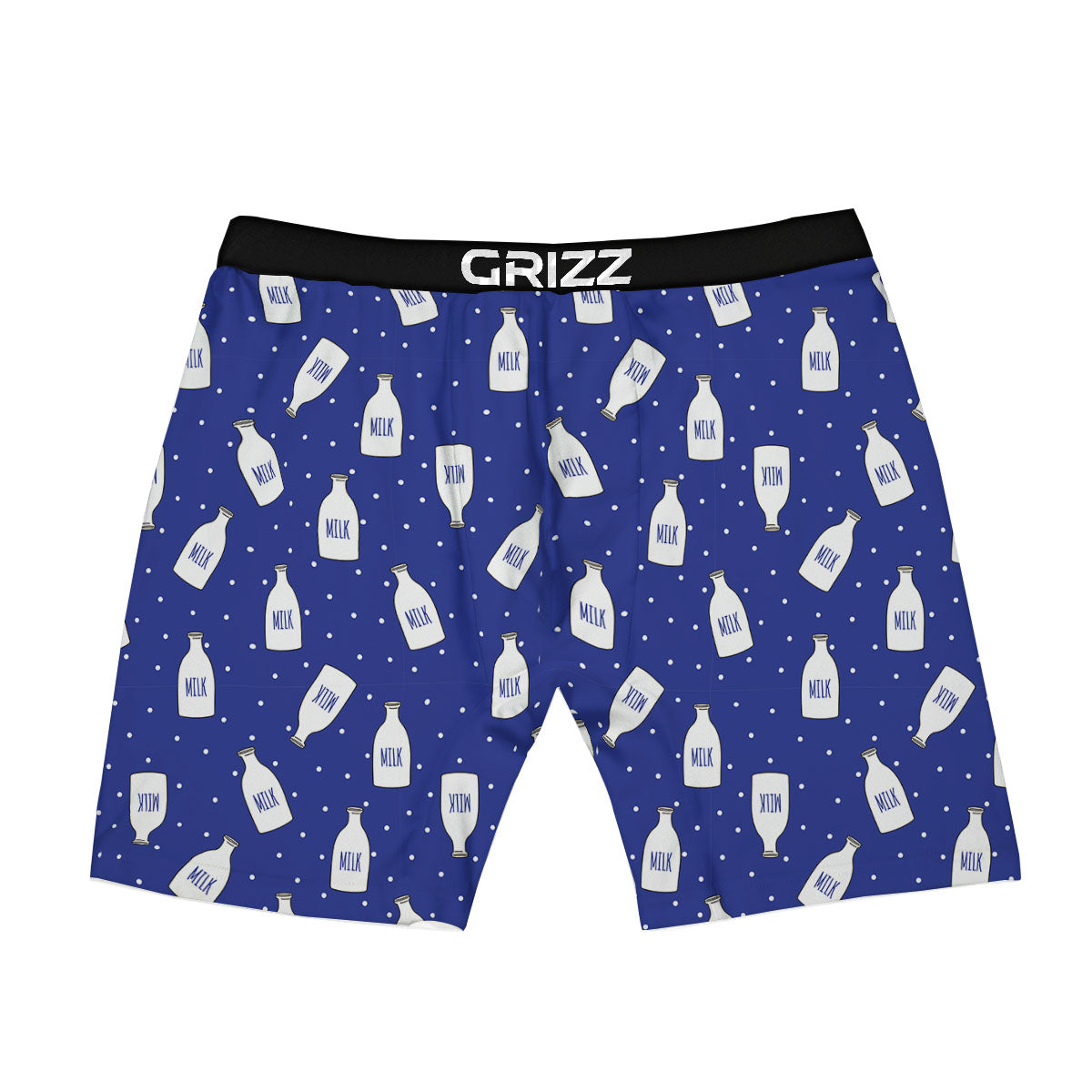 Milk Pattern Print Boxer Briefs-grizzshop