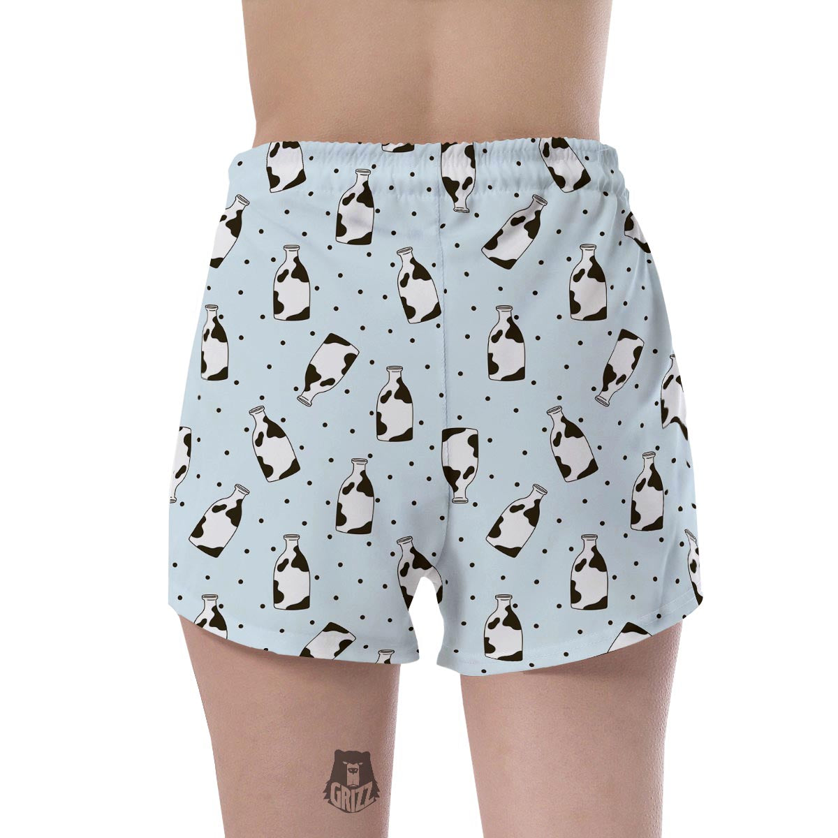 Milk Print Women's Shorts-grizzshop