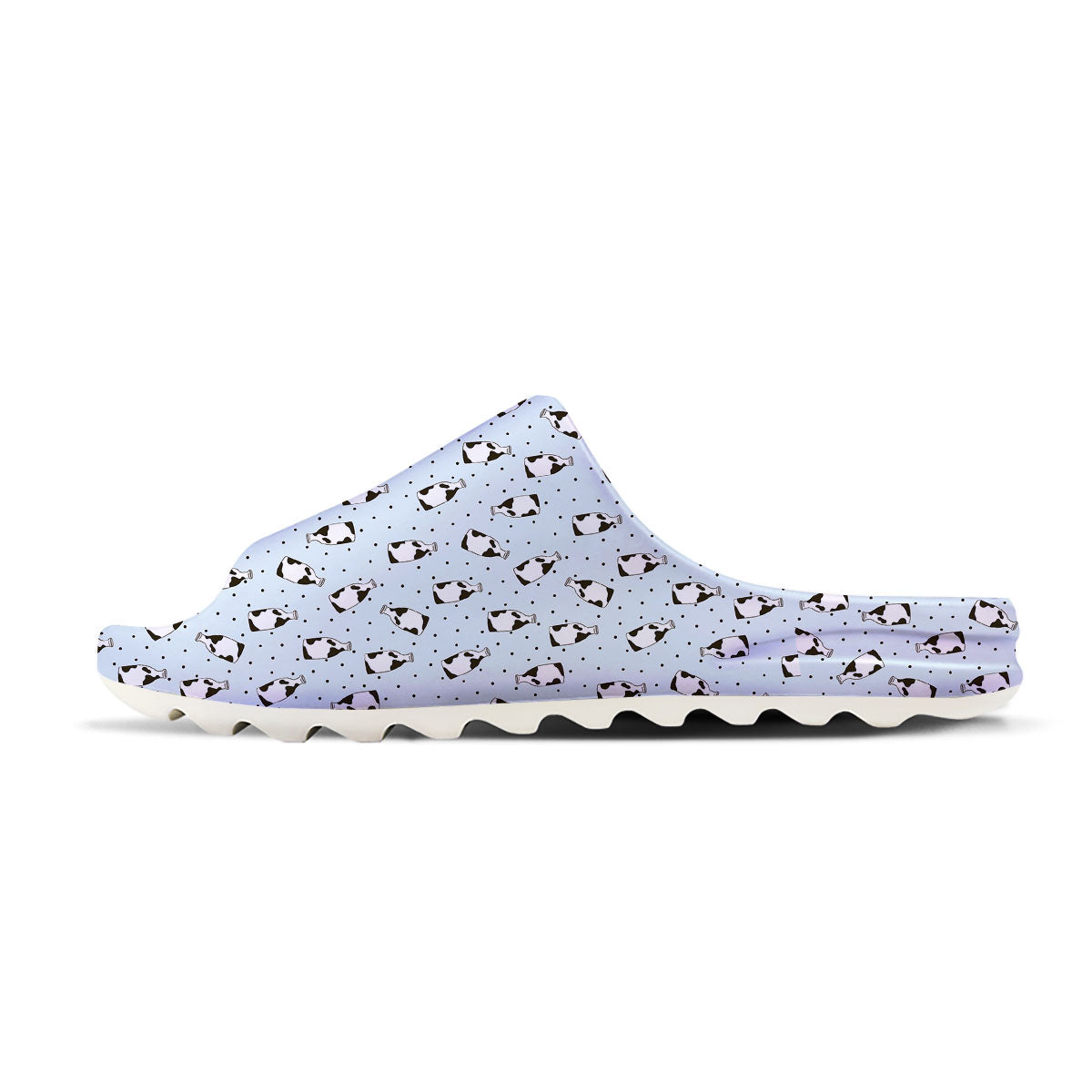Milk Bottle Cow Print Pattern Sandals-grizzshop