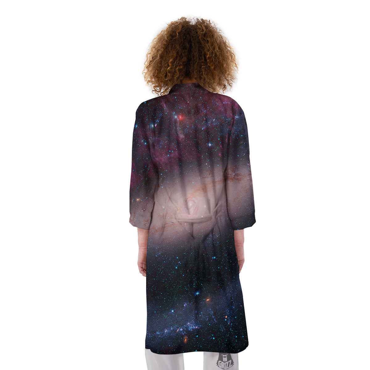 Milky Way Deep Space Print Kimono-grizzshop