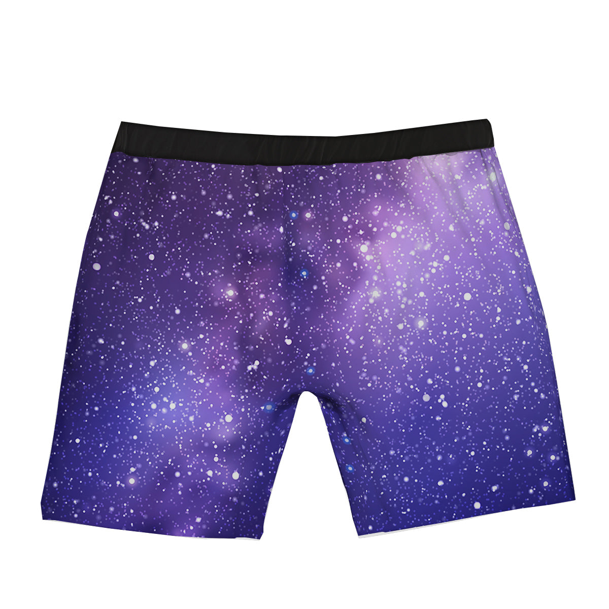 Milky Way Galaxy Space Dark Purple Print Boxer Briefs-grizzshop