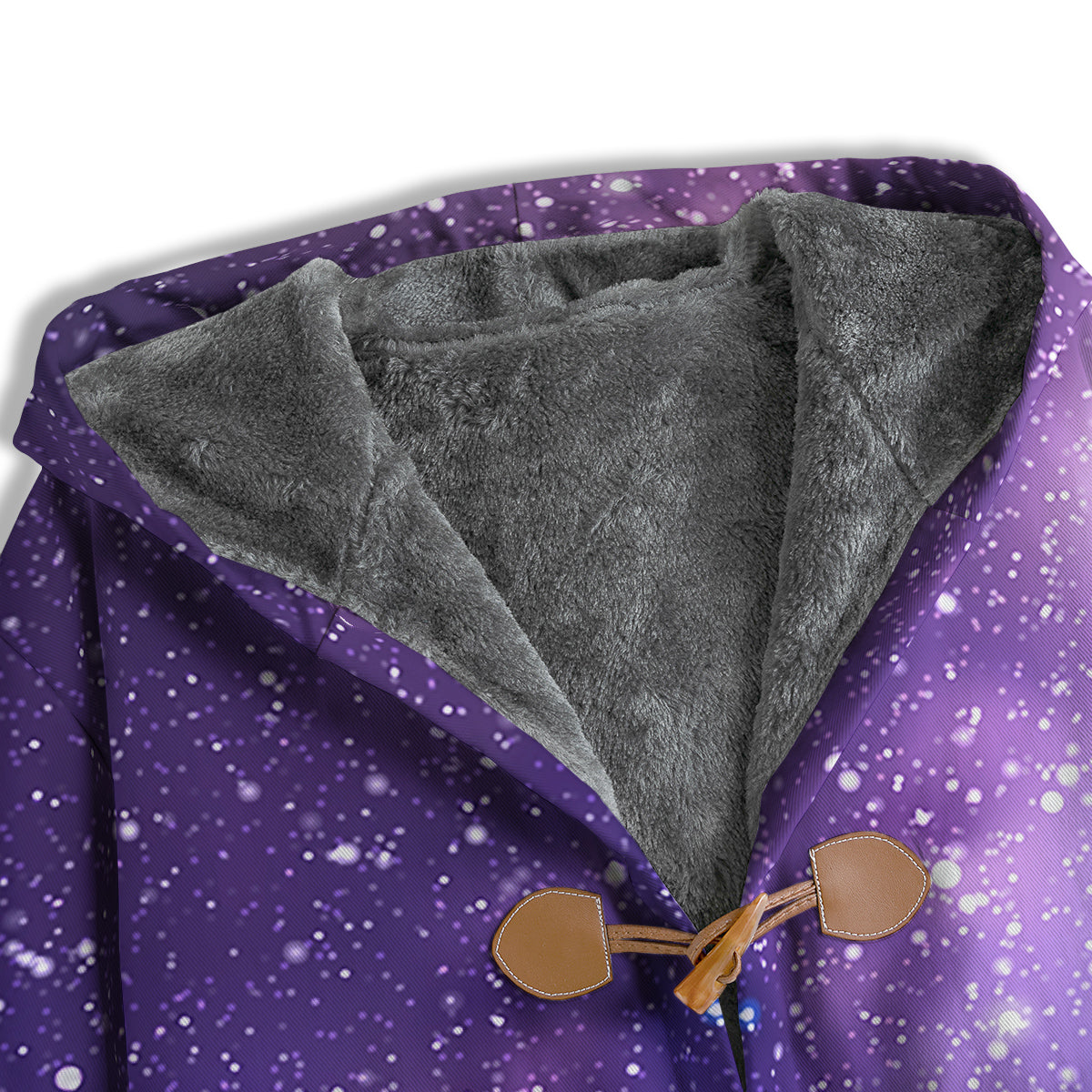 Milky Way Galaxy Space Dark Purple Print Men's Windbreaker Jacket-grizzshop