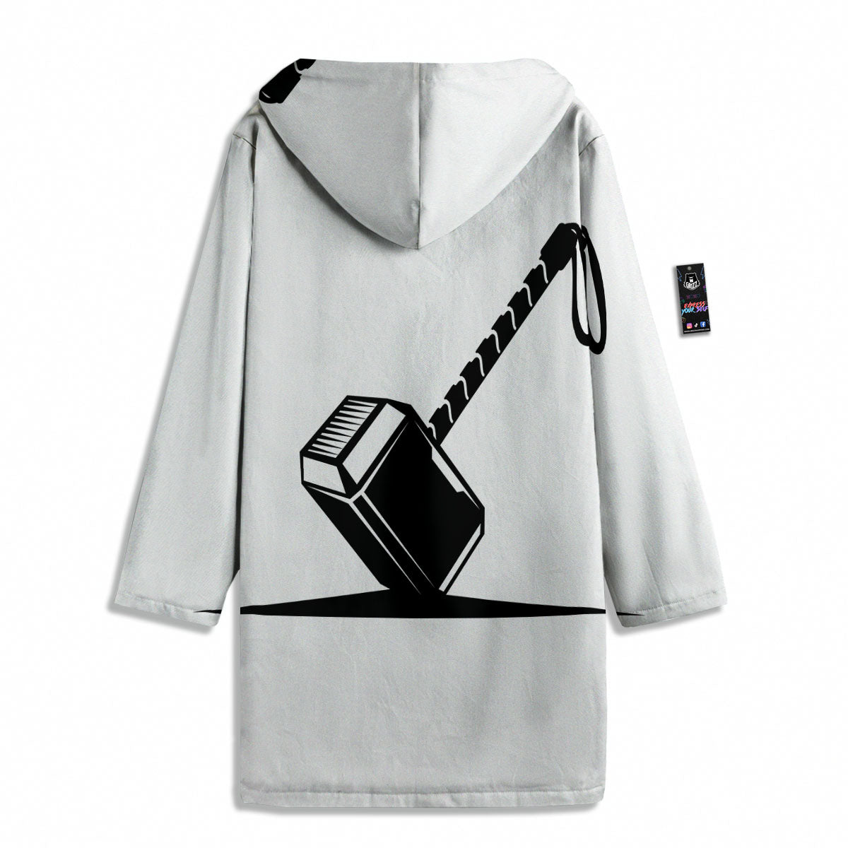 Mjolnir Hammer Of Thor Print Men's Windbreaker Jacket-grizzshop