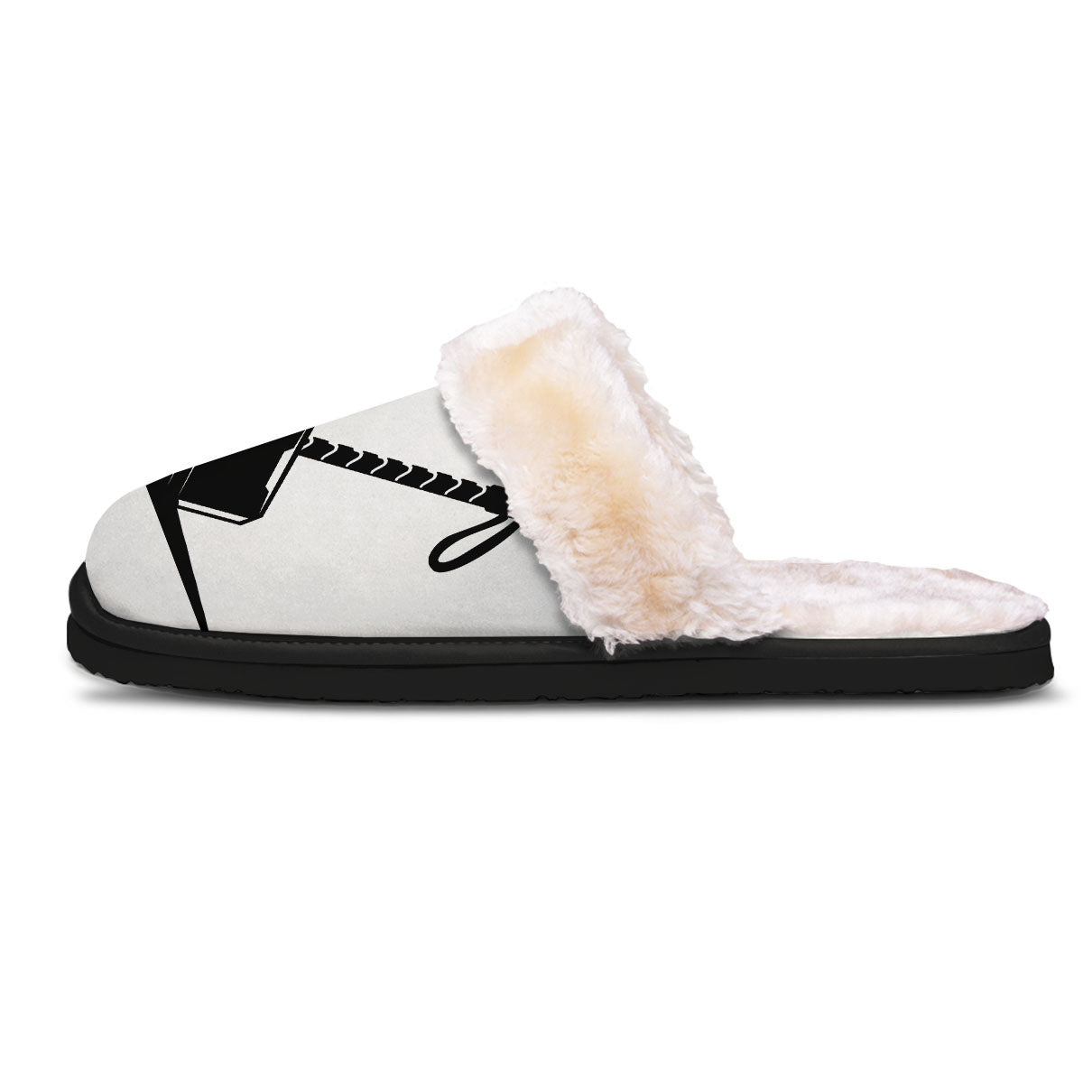 Mjolnir Hammer Of Thor Print Slippers-grizzshop