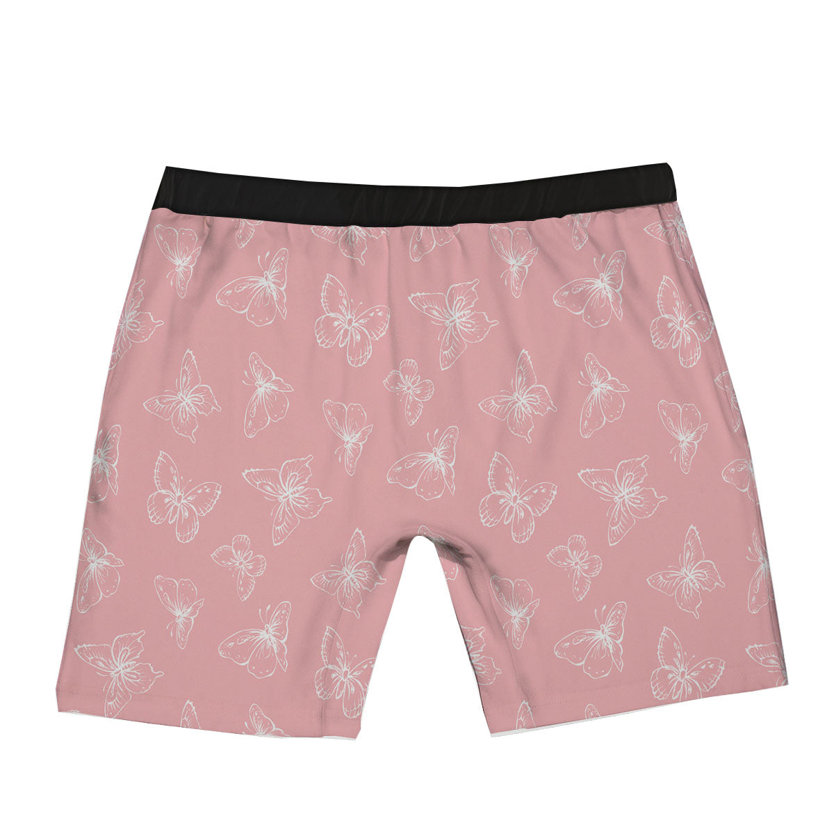 Monarch Butterfly Pink Print Pattern Boxer Briefs-grizzshop