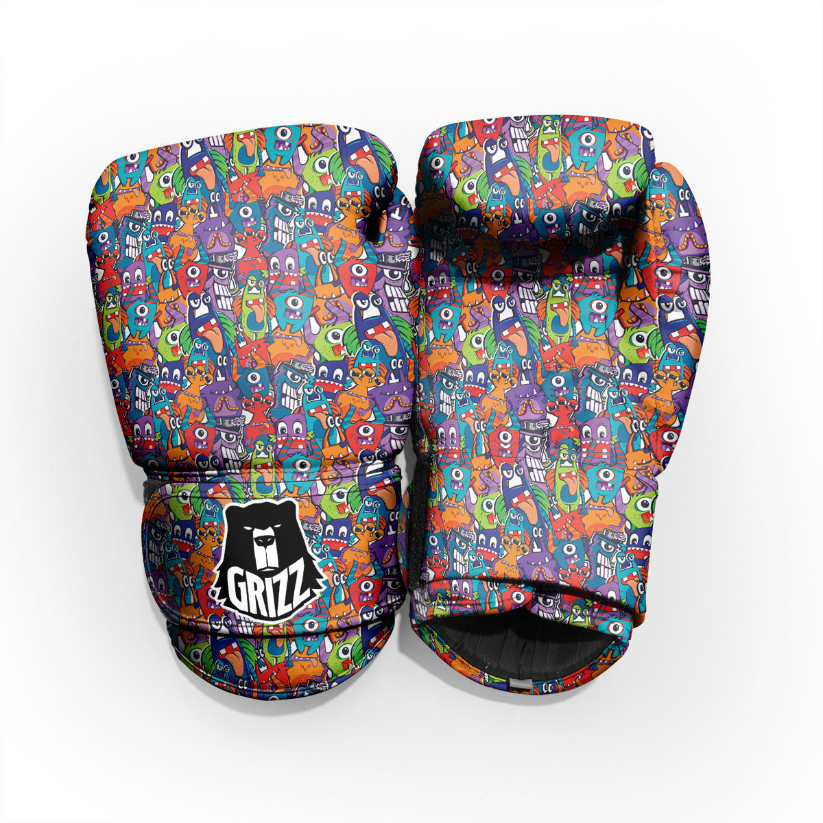 Monster Cute Print Pattern Pro Boxing Glove