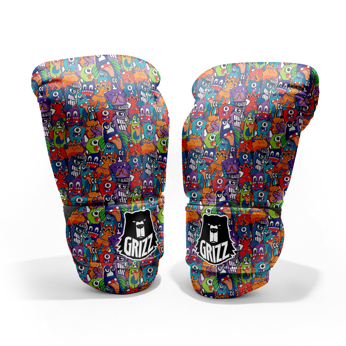Monster Cute Print Pattern Pro Boxing Glove