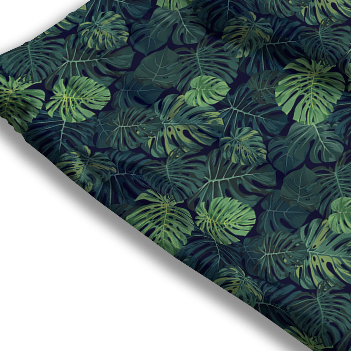 Monstera Green Tropical Print Pattern Mesh Shorts-grizzshop