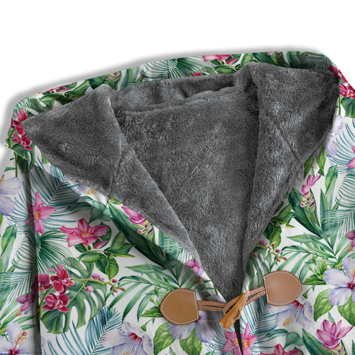 Monstera Hawaii Hibiscus Print Pattern Men's Windbreaker Jacket-grizzshop