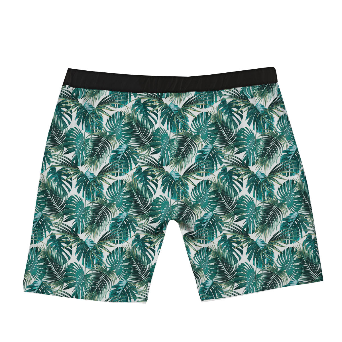 Monstera Leaves Palm Print Pattern Boxer Briefs-grizzshop