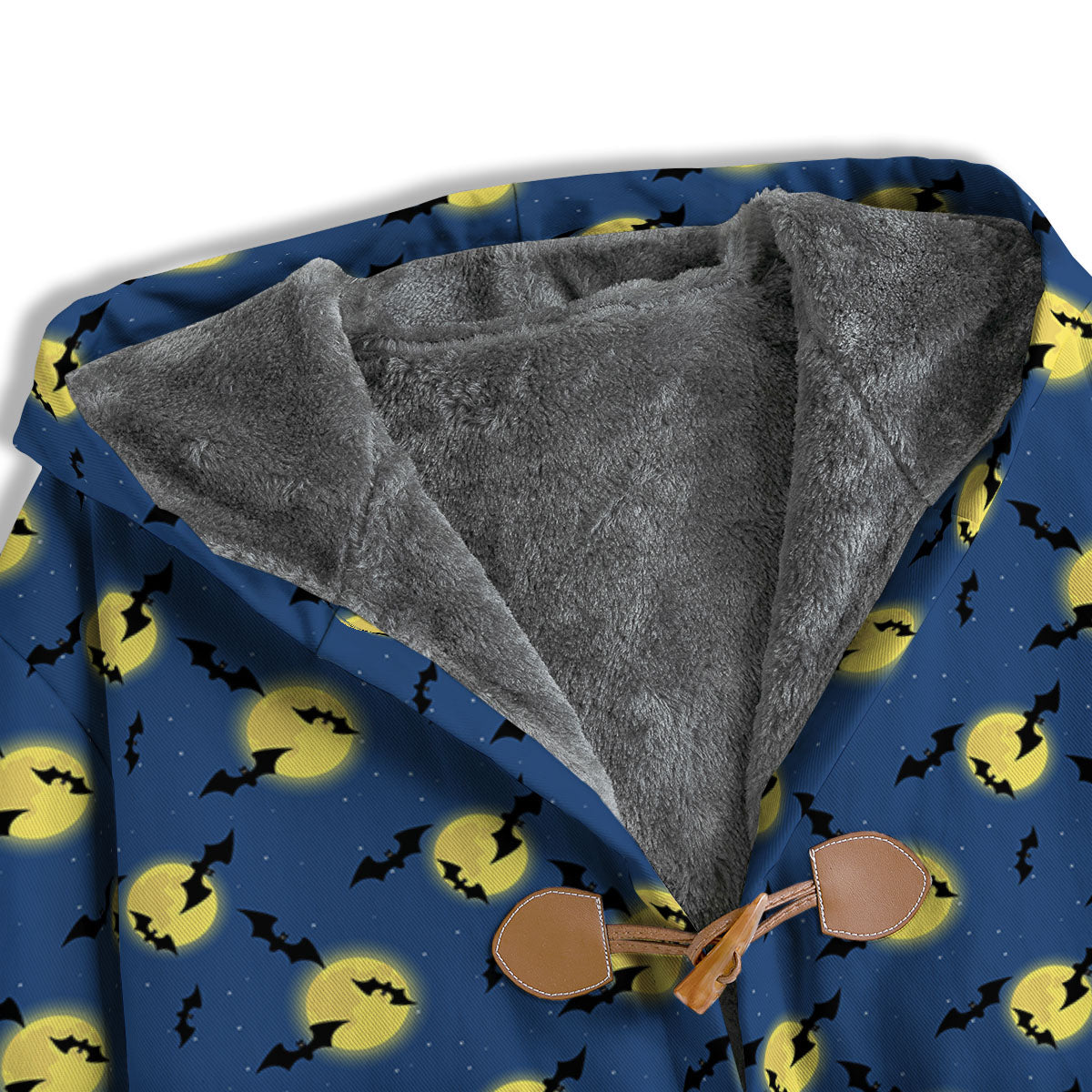Moon And Bat Halloween Print Pattern Men's Windbreaker Jacket-grizzshop