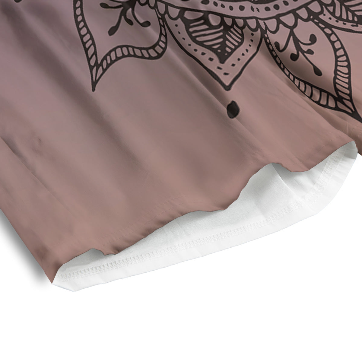 Moon And Bohemian Sun Print Men's Athletic Shorts