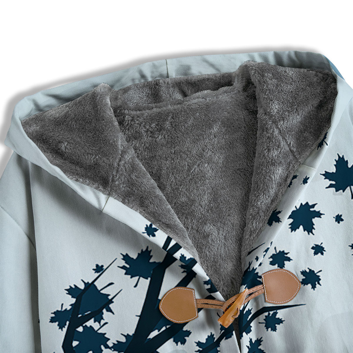 Moon Full Autumn Print Men's Windbreaker Jacket-grizzshop