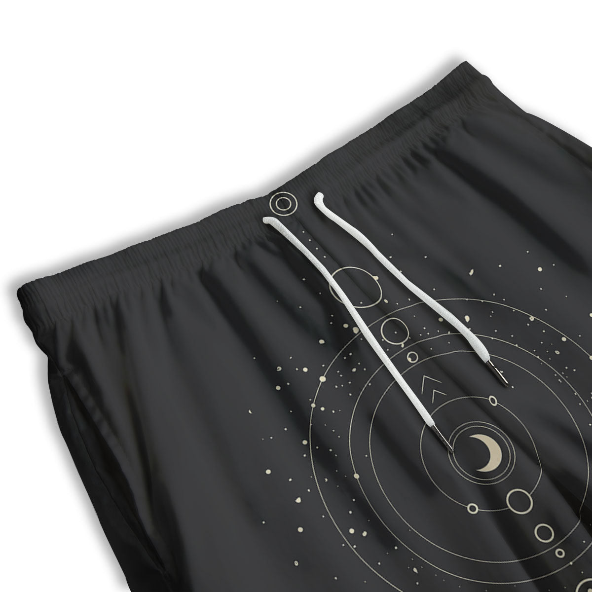 Pattern Karate Print Men's Athletic Shorts