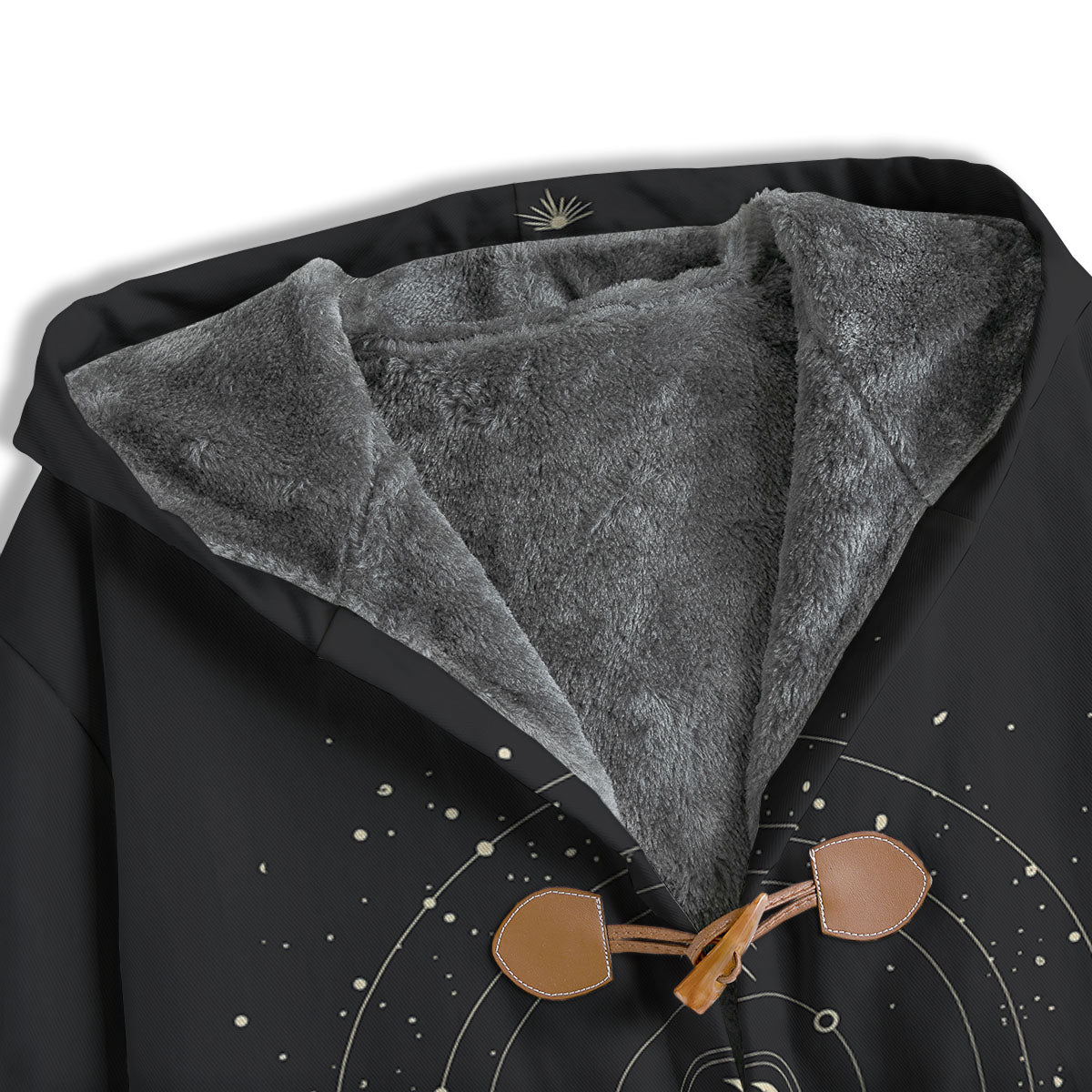 Moon Phase Galaxy Print Men's Windbreaker Jacket-grizzshop