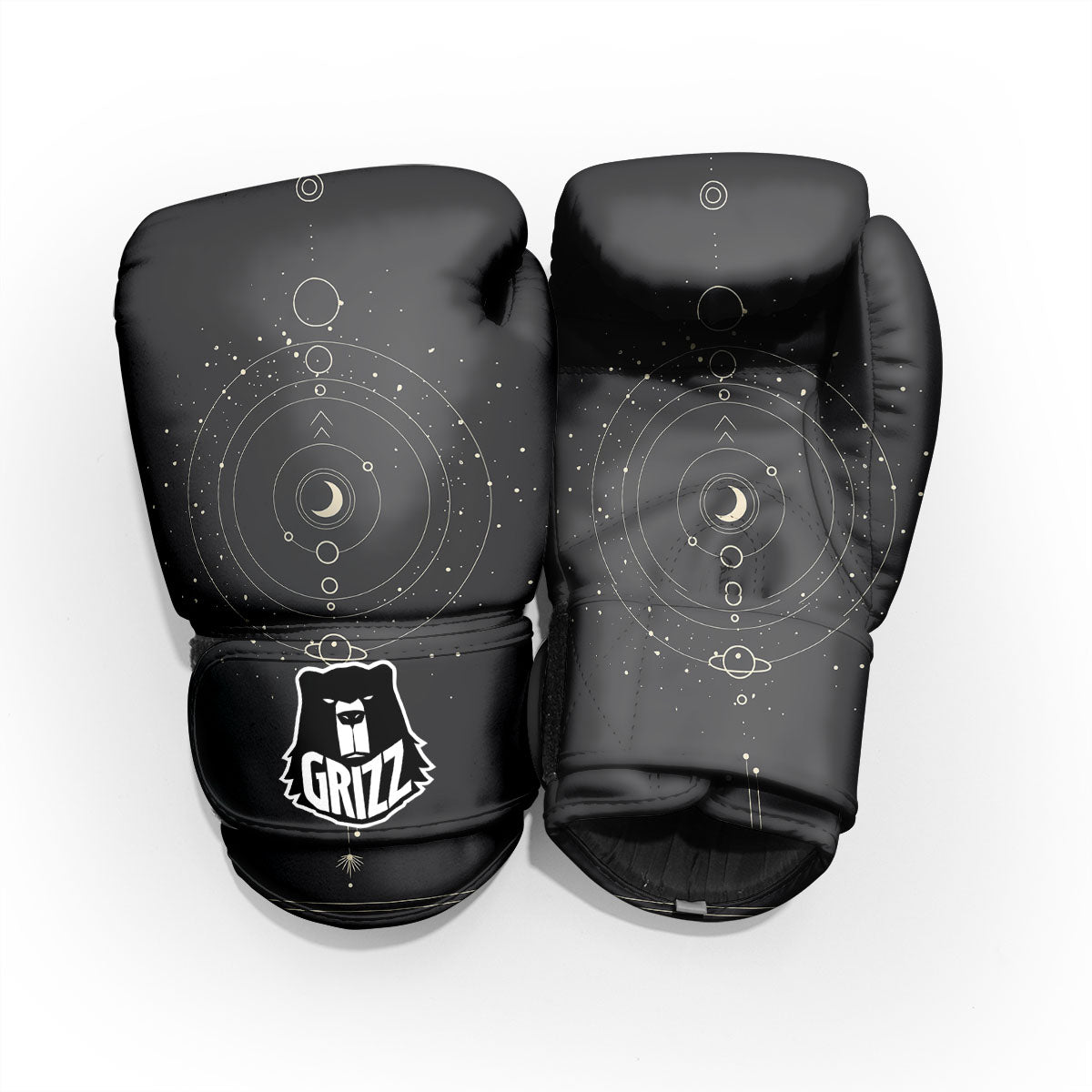 Moon Phase Galaxy Print Pro Boxing Glove