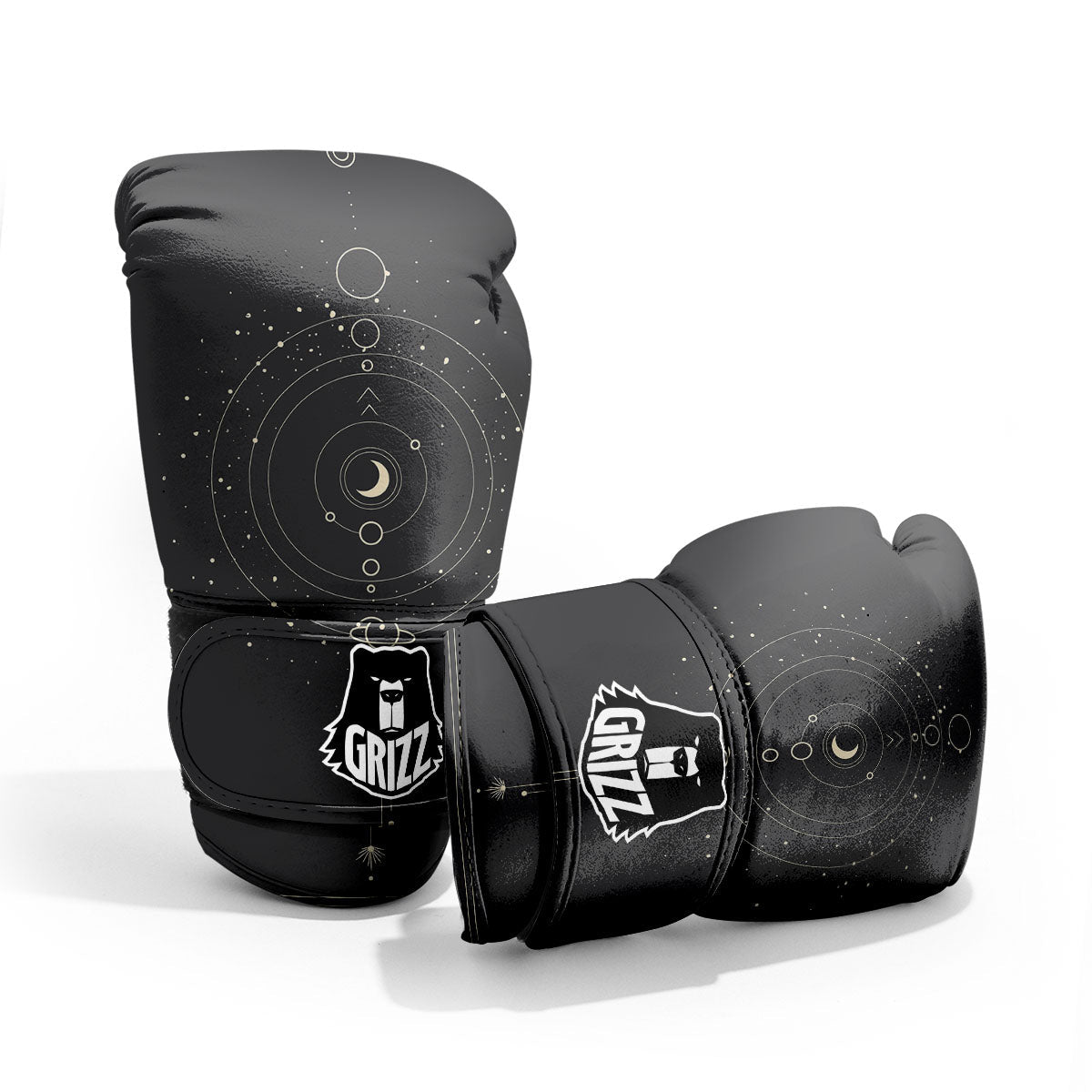 Moon Phase Galaxy Print Pro Boxing Glove