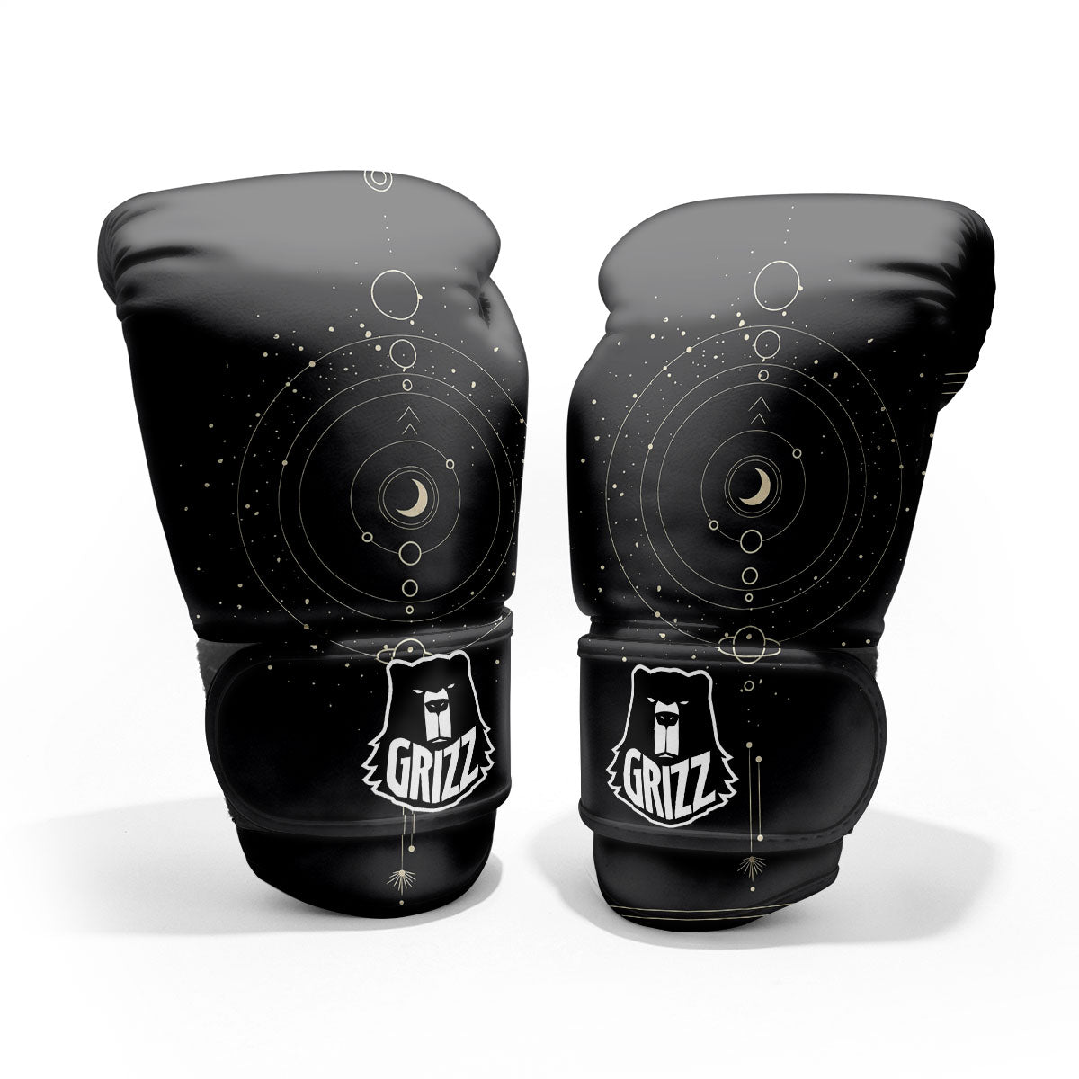 Moon Phase Galaxy Print Pro Boxing Glove