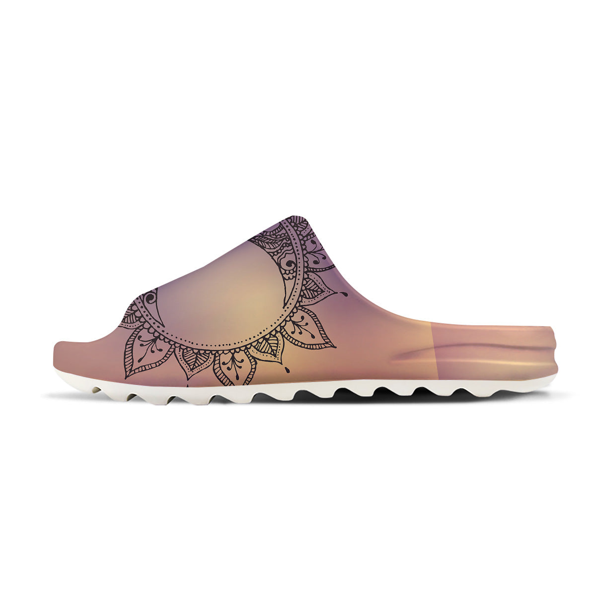 Moon And Bohemian Sun Print Sandals-grizzshop