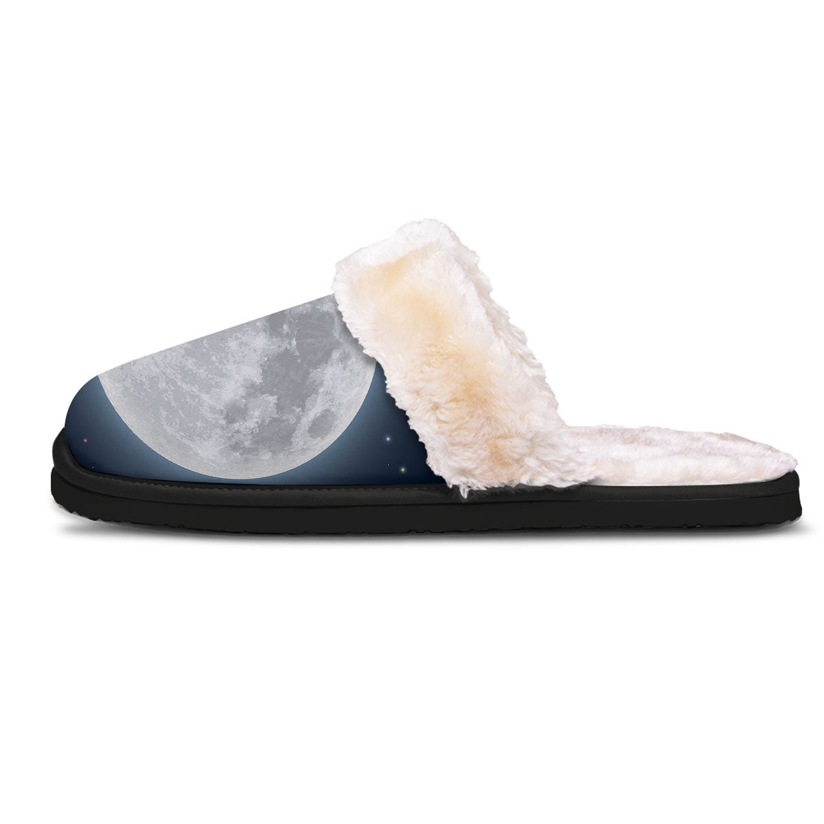 Moonlight And Night Sky Print Slippers-grizzshop