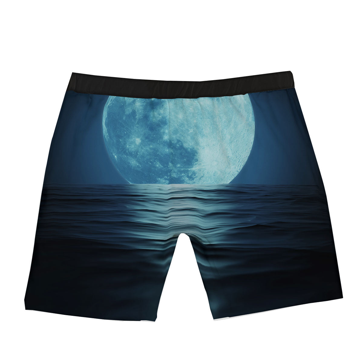 Moonlight And The Sea Print Boxer Briefs-grizzshop