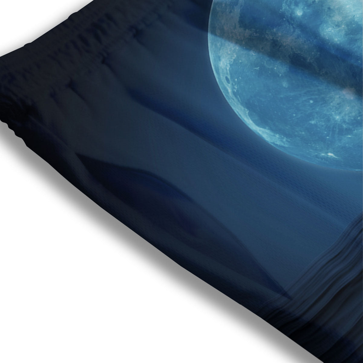 Moonlight And The Sea Print Mesh Shorts