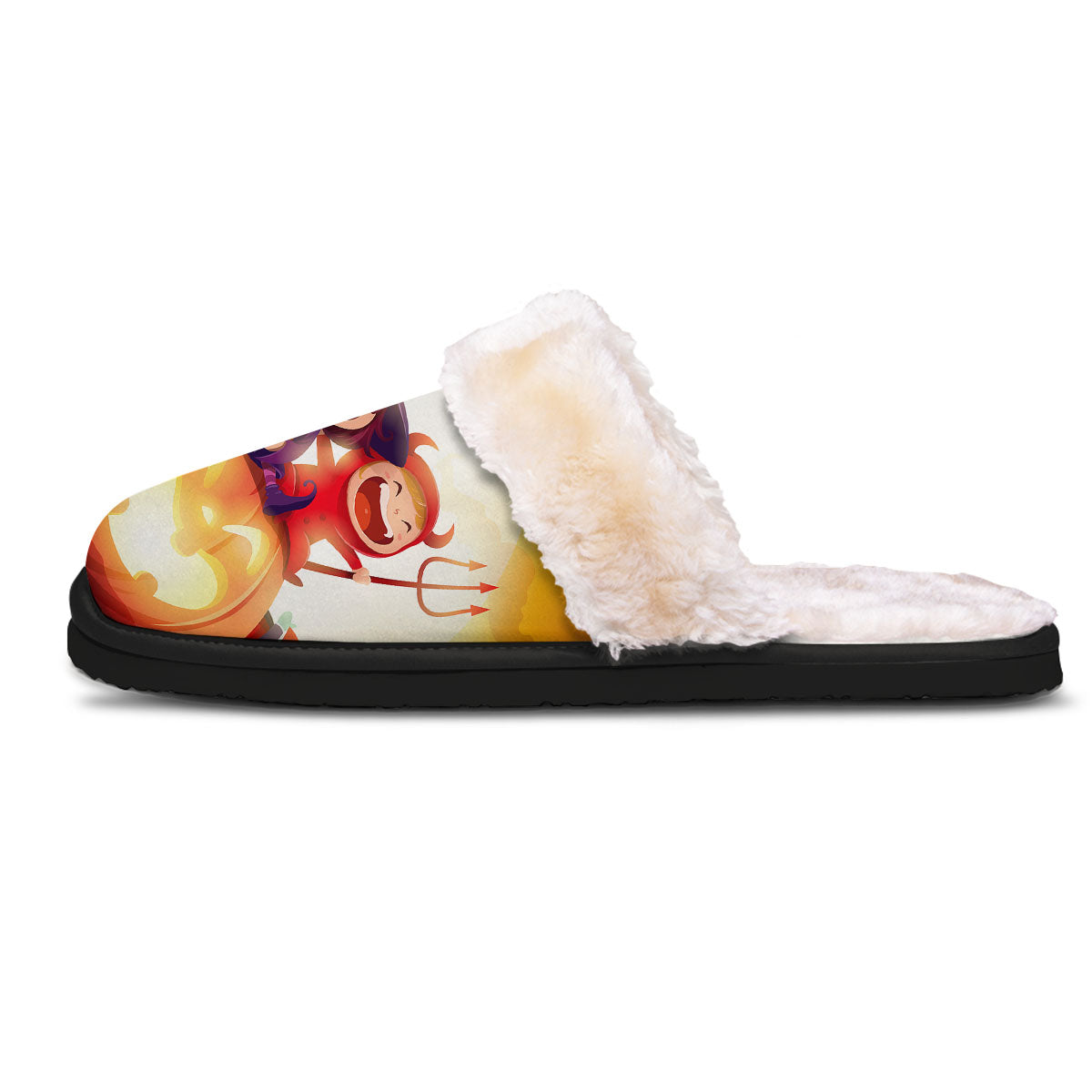 Moonlight Halloween Print Slippers-grizzshop