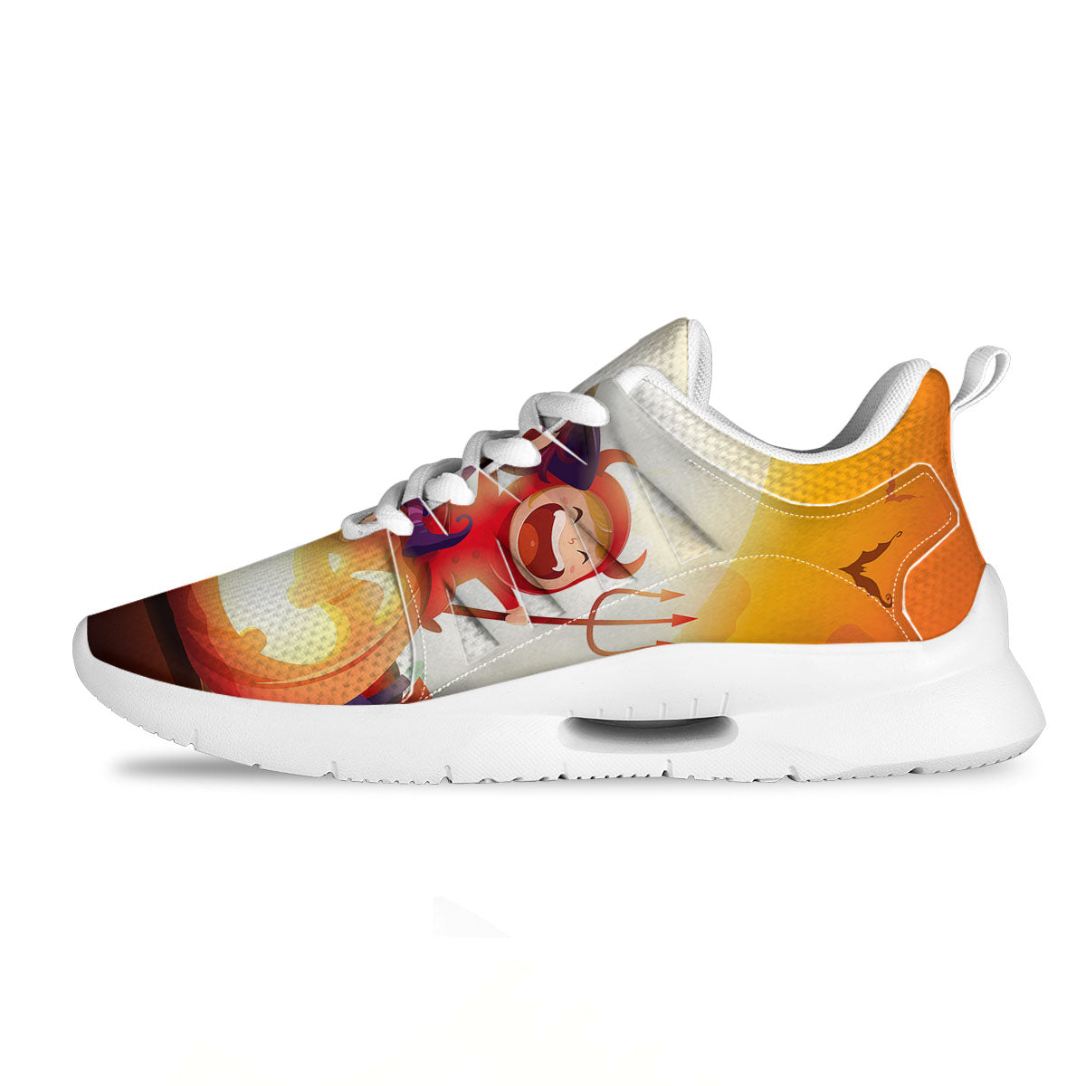 Moonlight Halloween Print Tennis Shoes-grizzshop