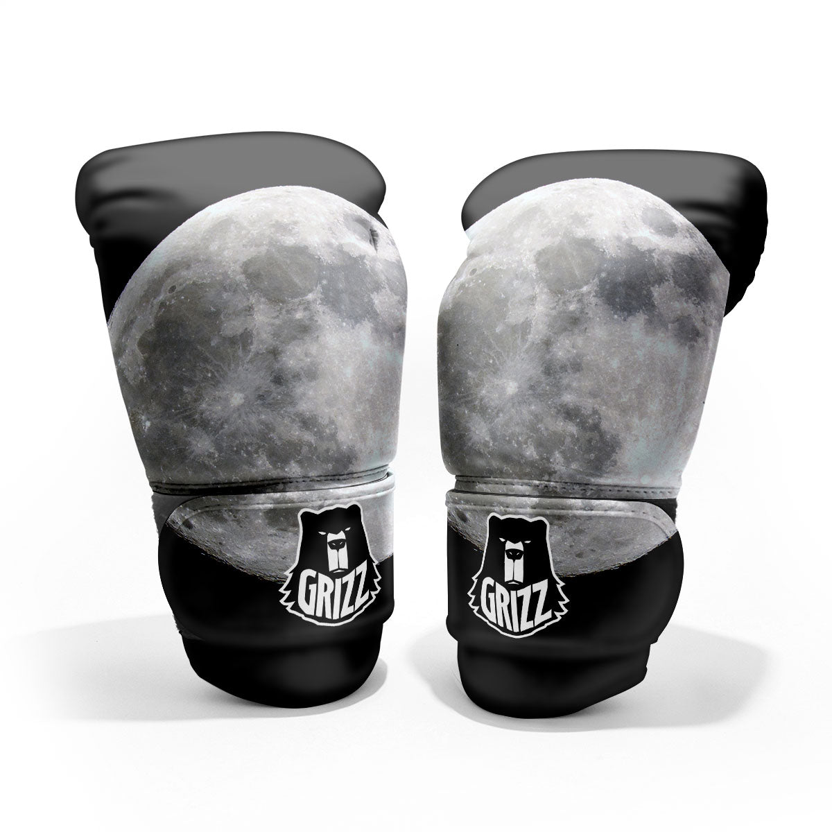Moonlight White And Black Print Pro Boxing Glove