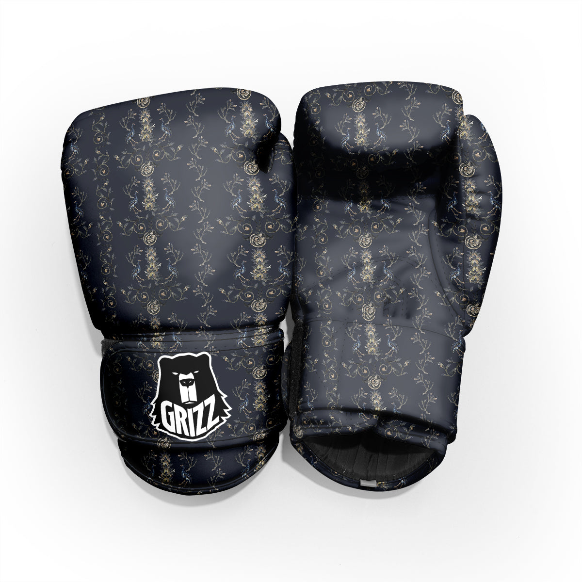 Mosaic Bird Pattern Sparring Gloves-grizzshop