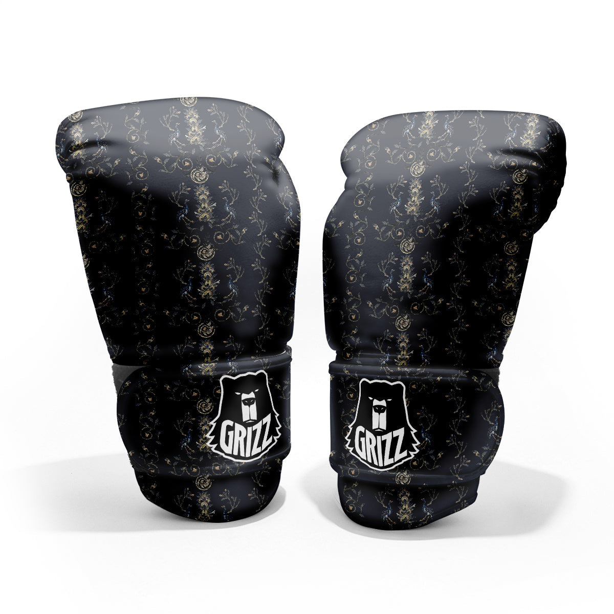 Mosaic Bird Pattern Sparring Gloves-grizzshop