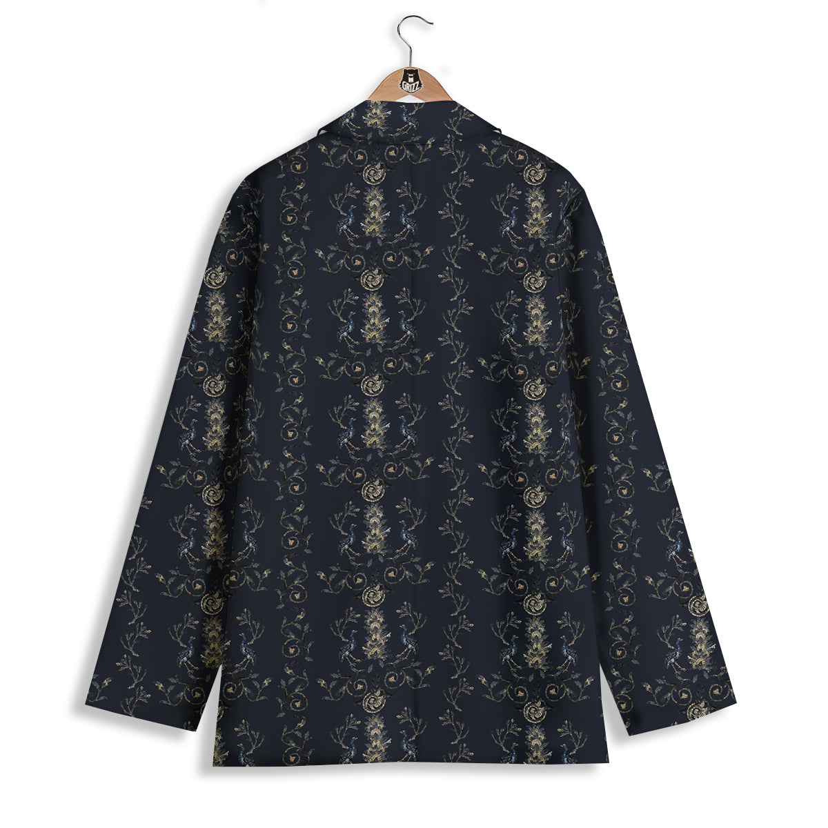 Mosaic Bird Pattern Women's Blazer-grizzshop