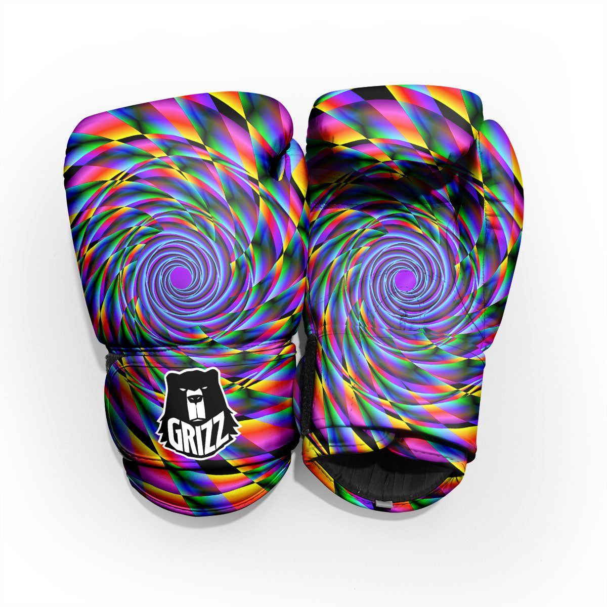 Motion Psychedelic Illusory Print Pro Boxing Glove