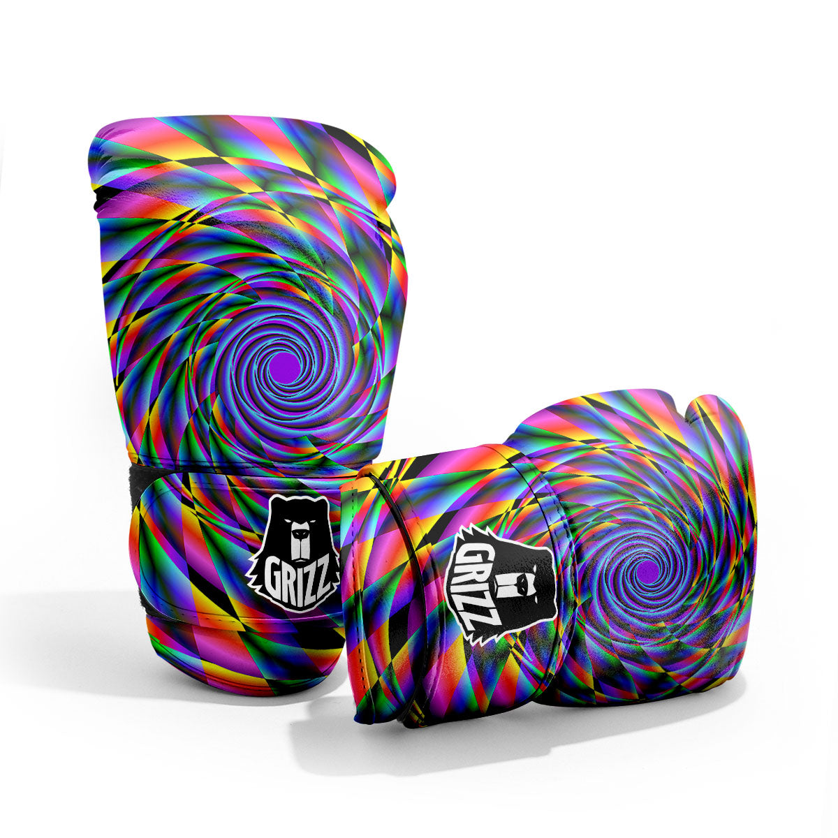 Motion Psychedelic Illusory Print Pro Boxing Glove