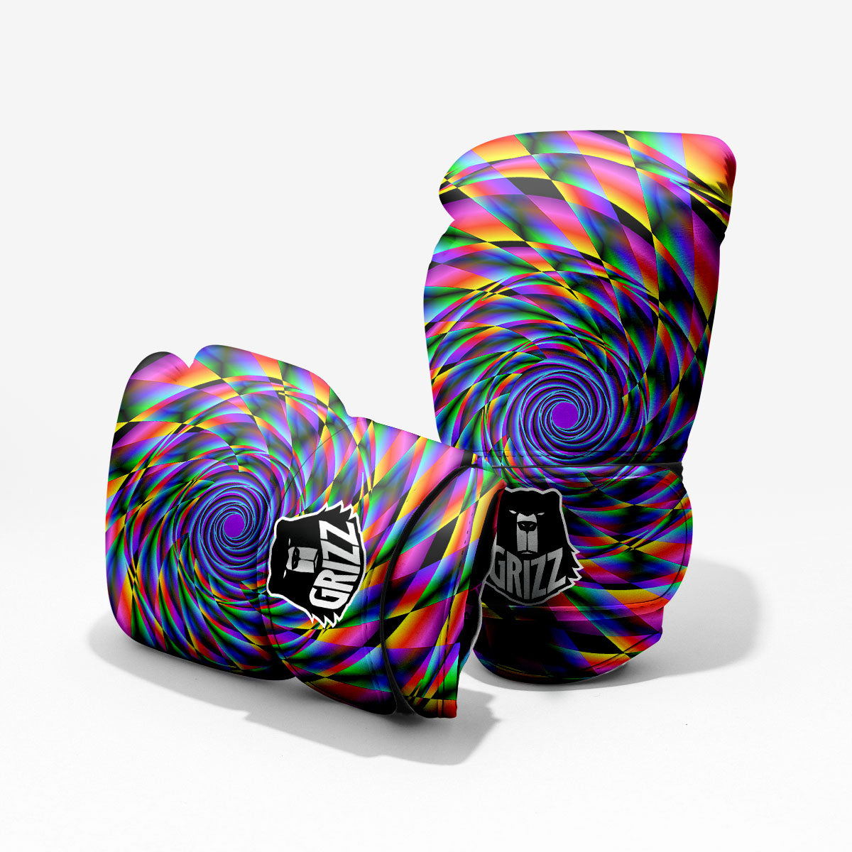 Motion Psychedelic Illusory Print Pro Boxing Glove