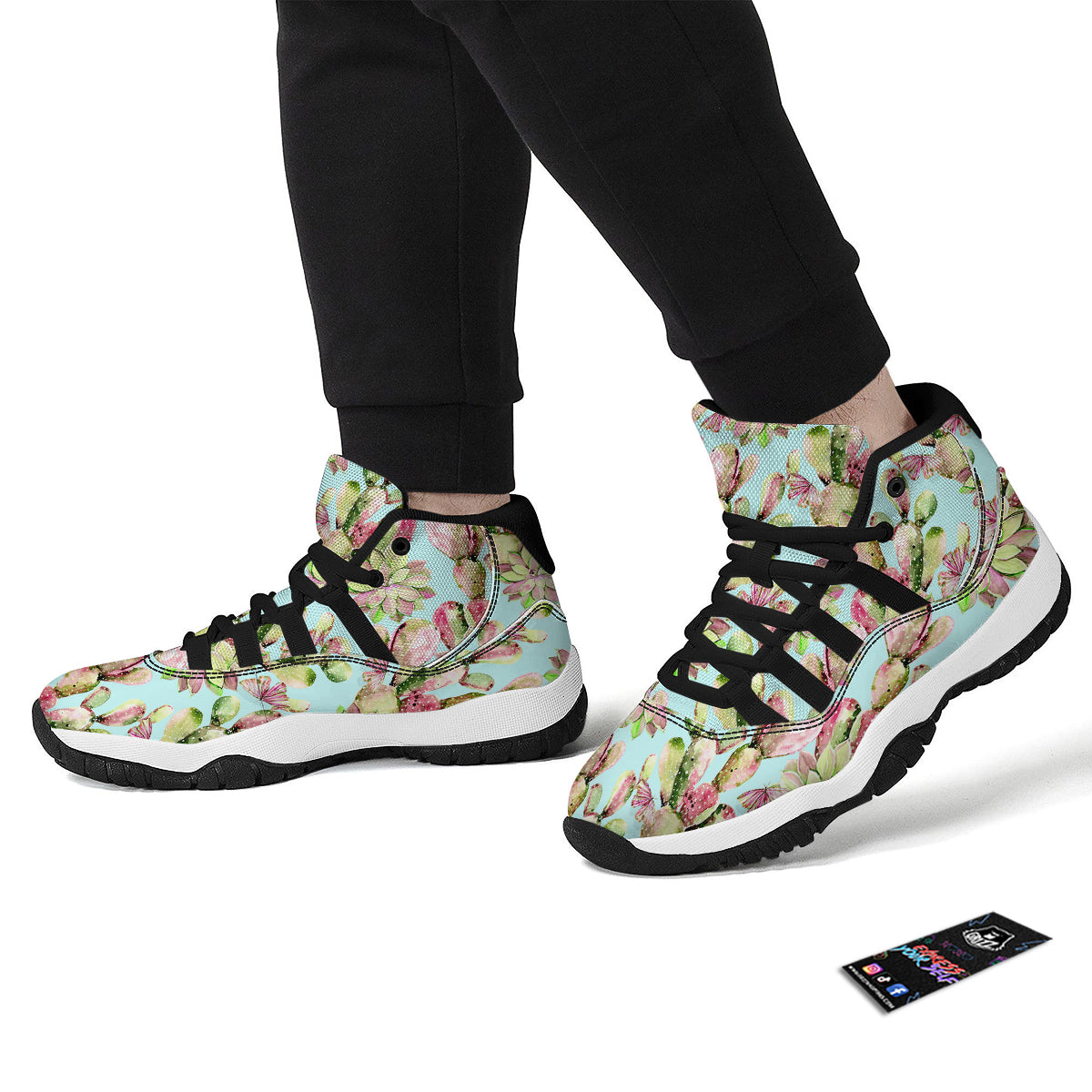 Motorcycle And Red Print Pattern Black Bball Shoes-grizzshop