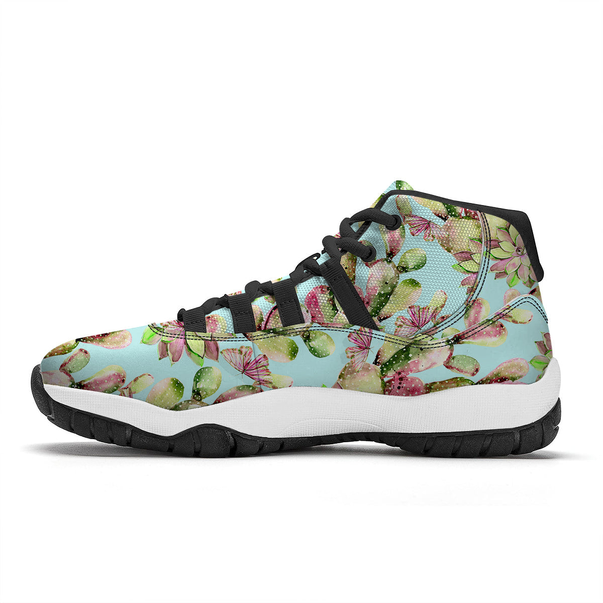 Motorcycle And Red Print Pattern Black Bball Shoes-grizzshop
