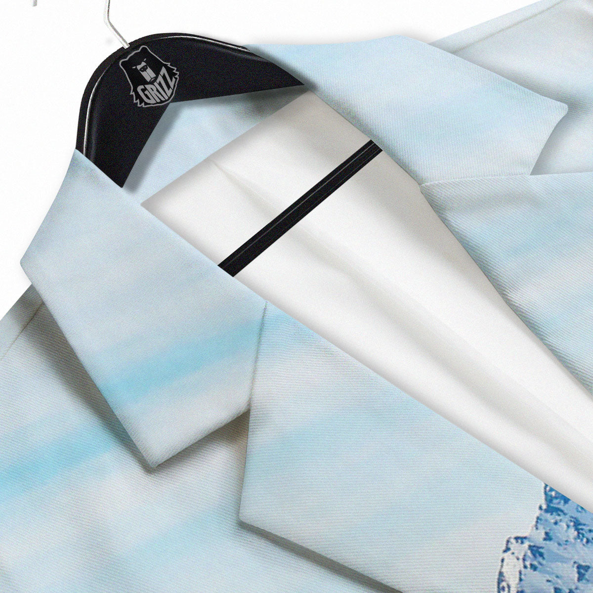 Mountain Alps Print Men's Sport Coat-grizzshop