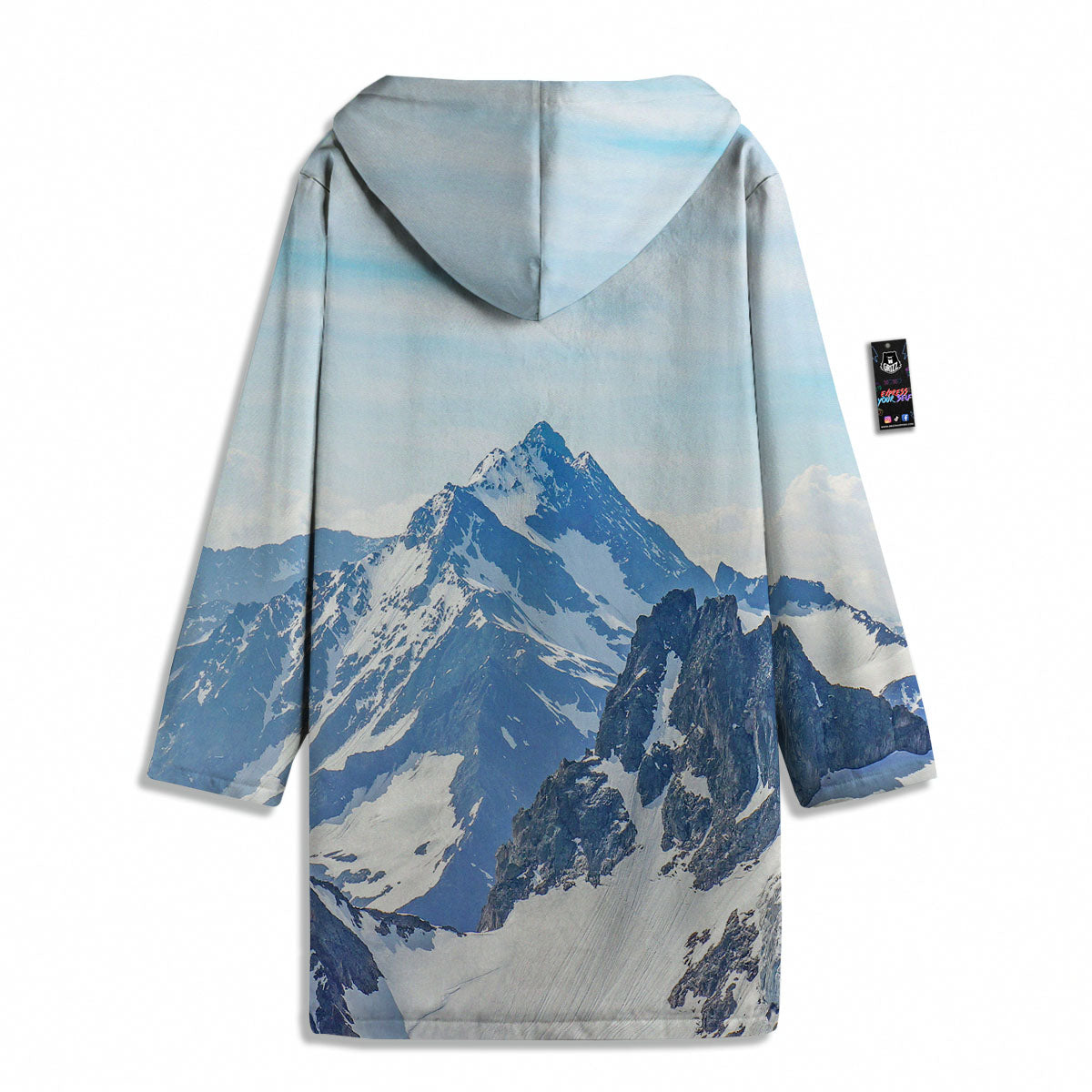 Mountain Alps Print Men's Windbreaker Jacket-grizzshop