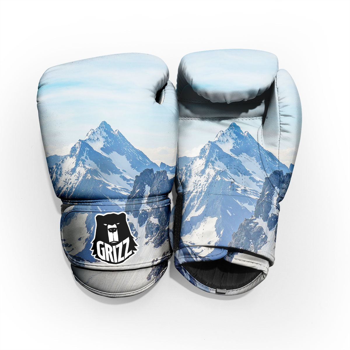 Mountain Alps Print Pro Boxing Glove