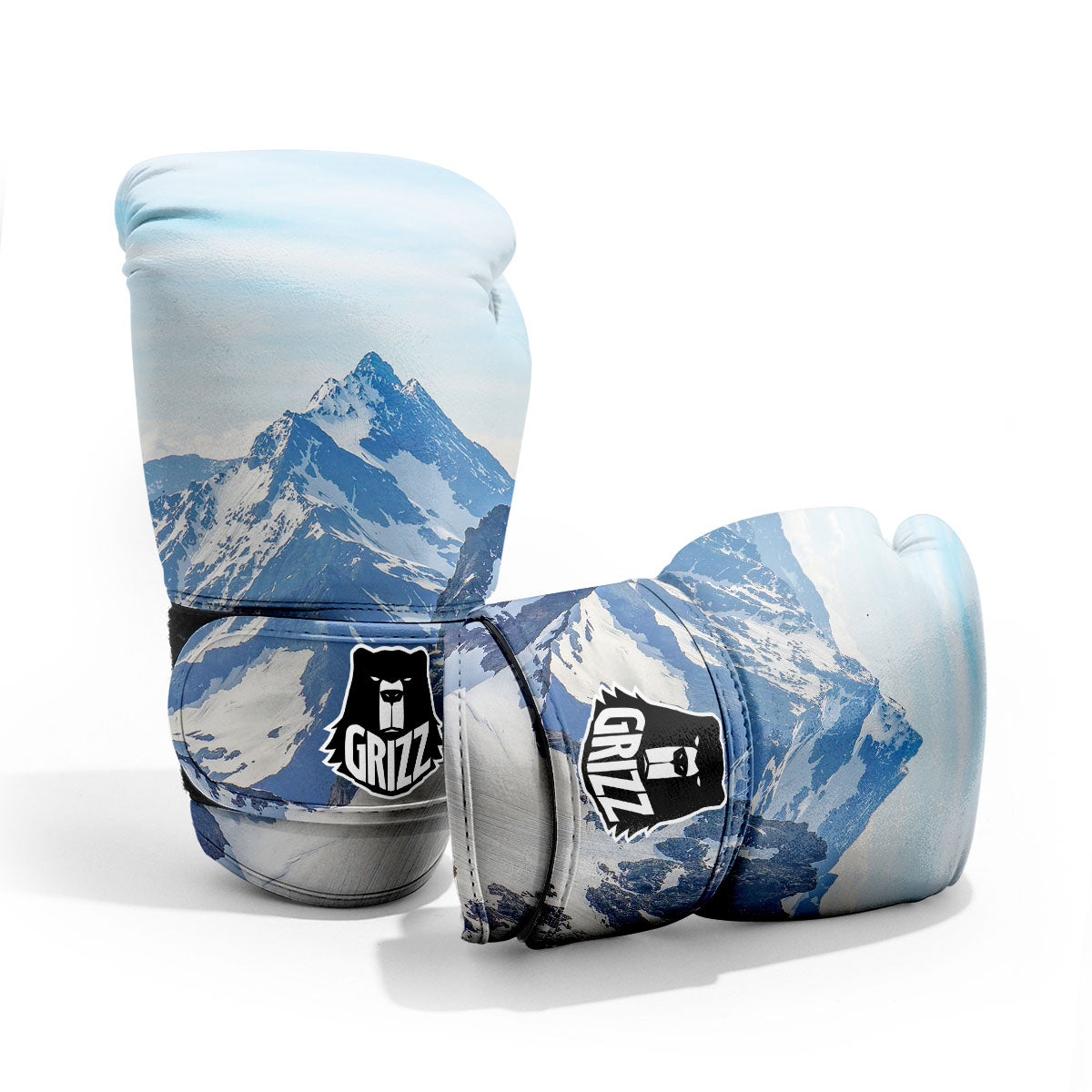 Mountain Alps Print Pro Boxing Glove