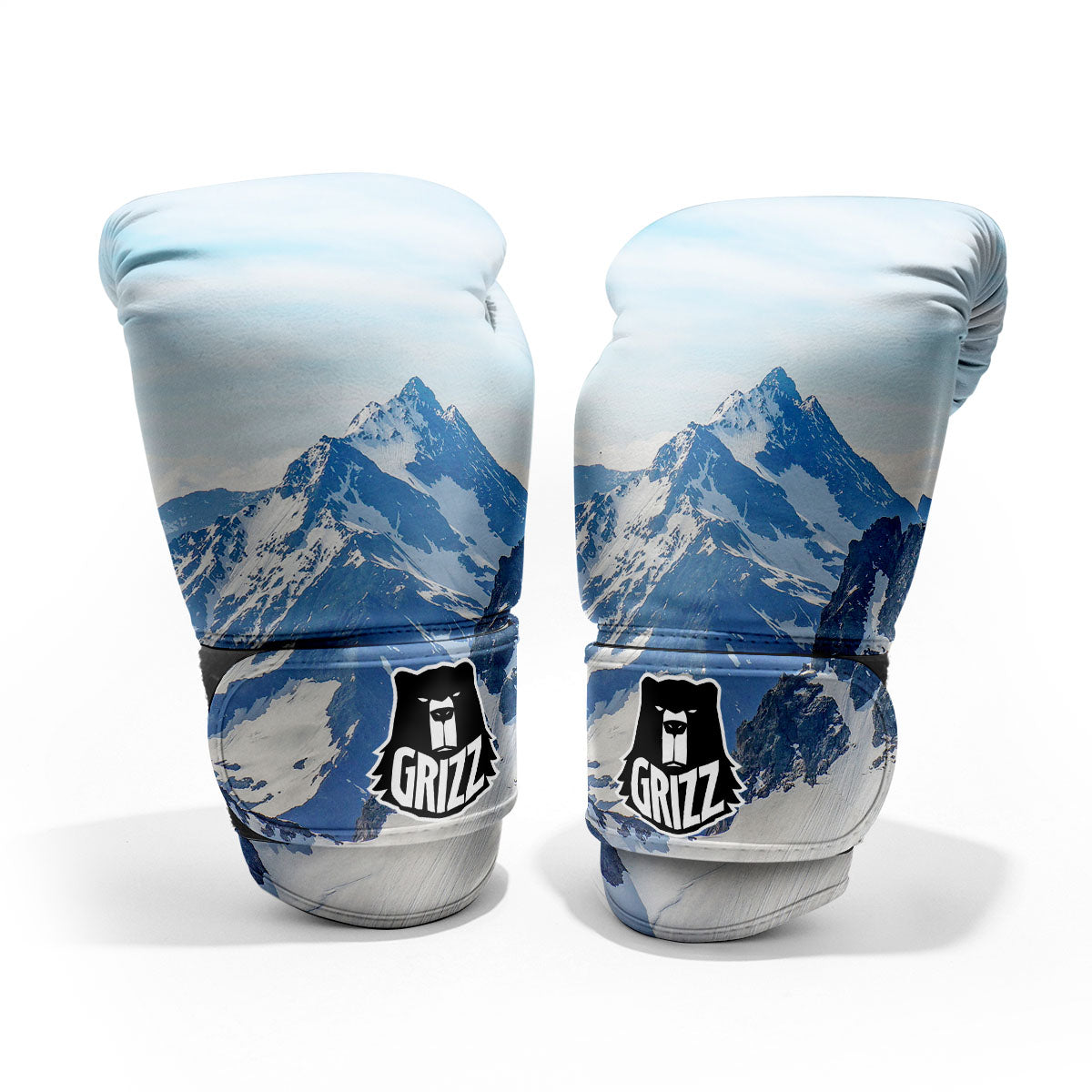 Mountain Alps Print Pro Boxing Glove