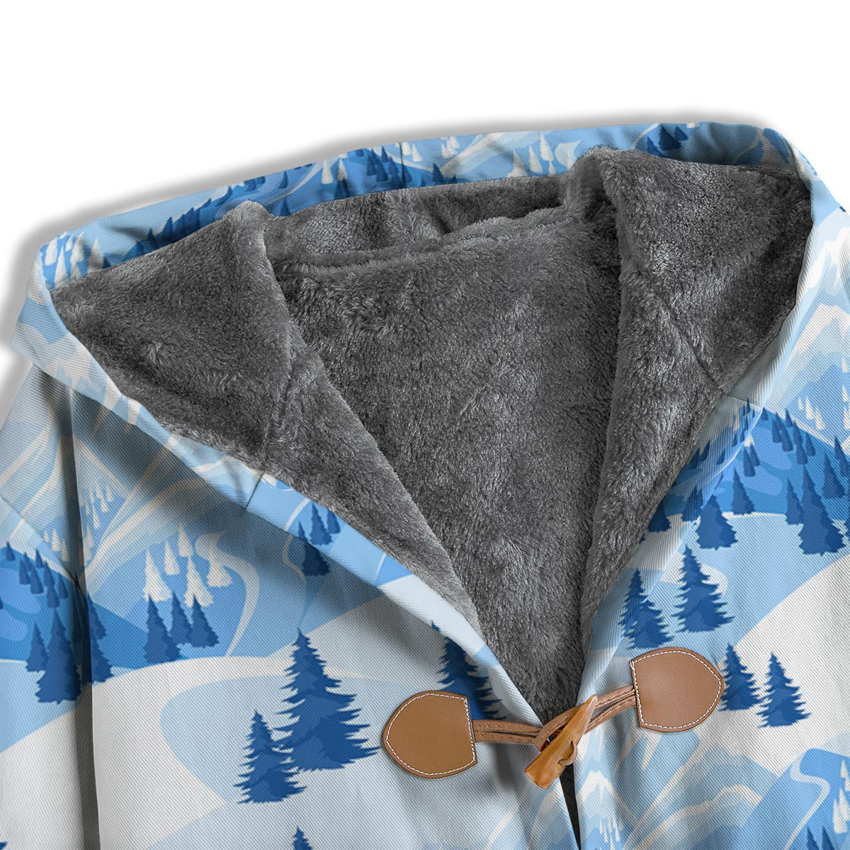 Mountain Skiing Print Pattern Men's Windbreaker Jacket-grizzshop