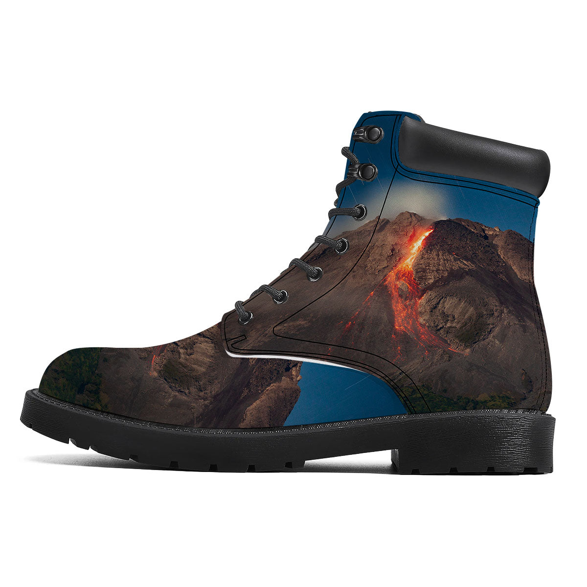 Mountain Volcanic Print Boots-grizzshop